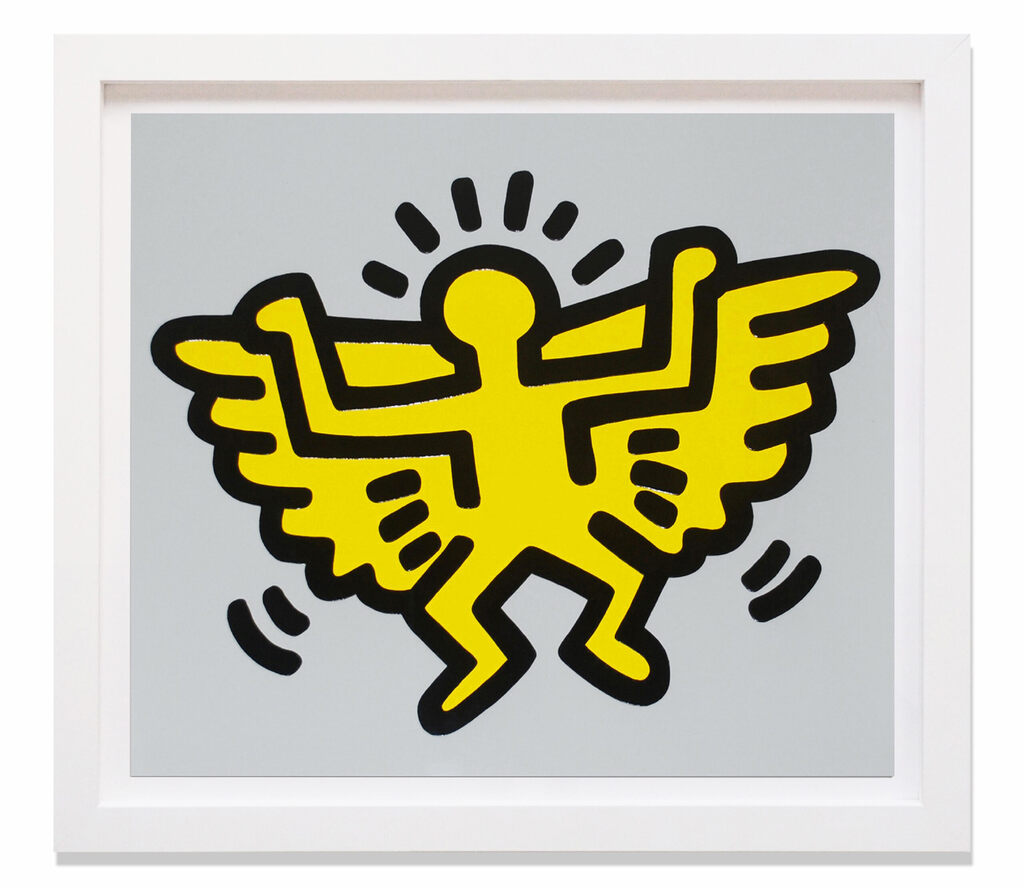 Keith Haring, Icons (C) - Winged Angel, 1990