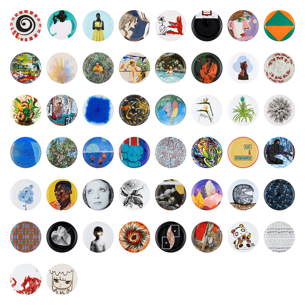 2025 Artist Plate Project Full Set of 50 Plates, image 1