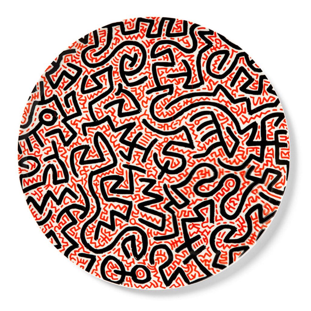 Keith Haring, Artist Plate Project, 2020