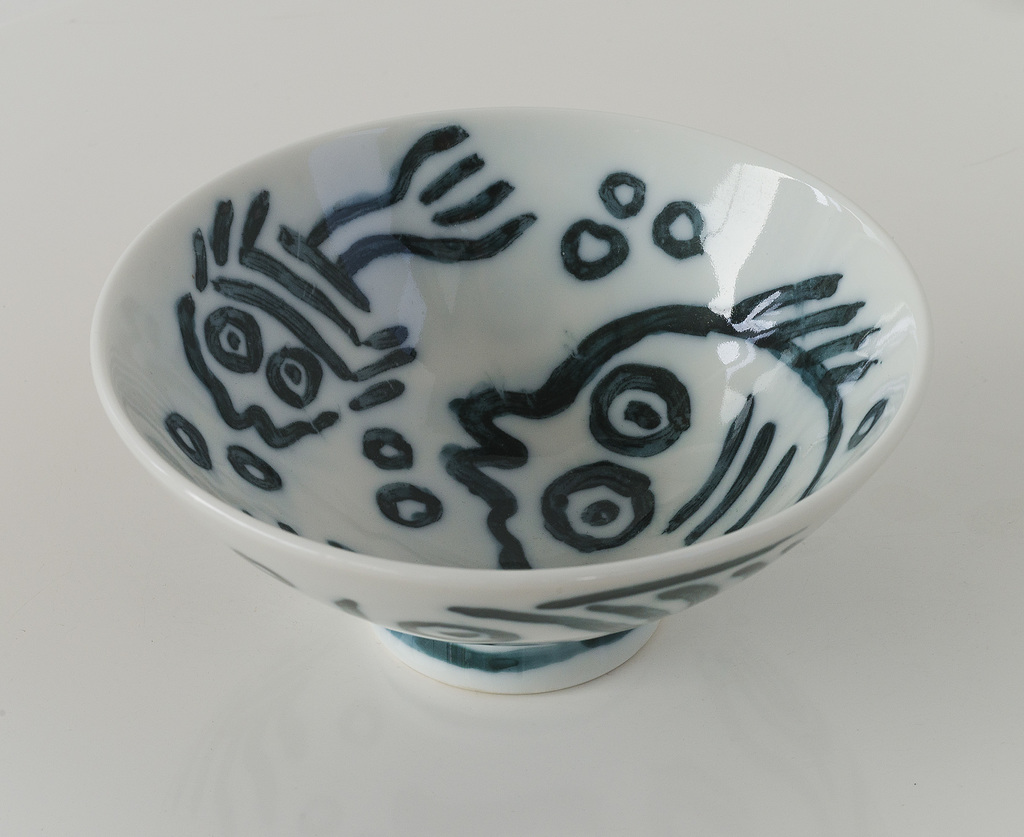 Keith Haring, Pop Shop Tokyo - Rice Bowl, 1987