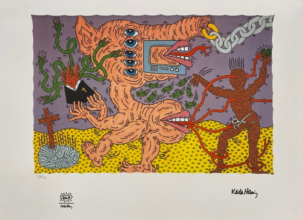 Keith Haring, Untitled, ca. 1985