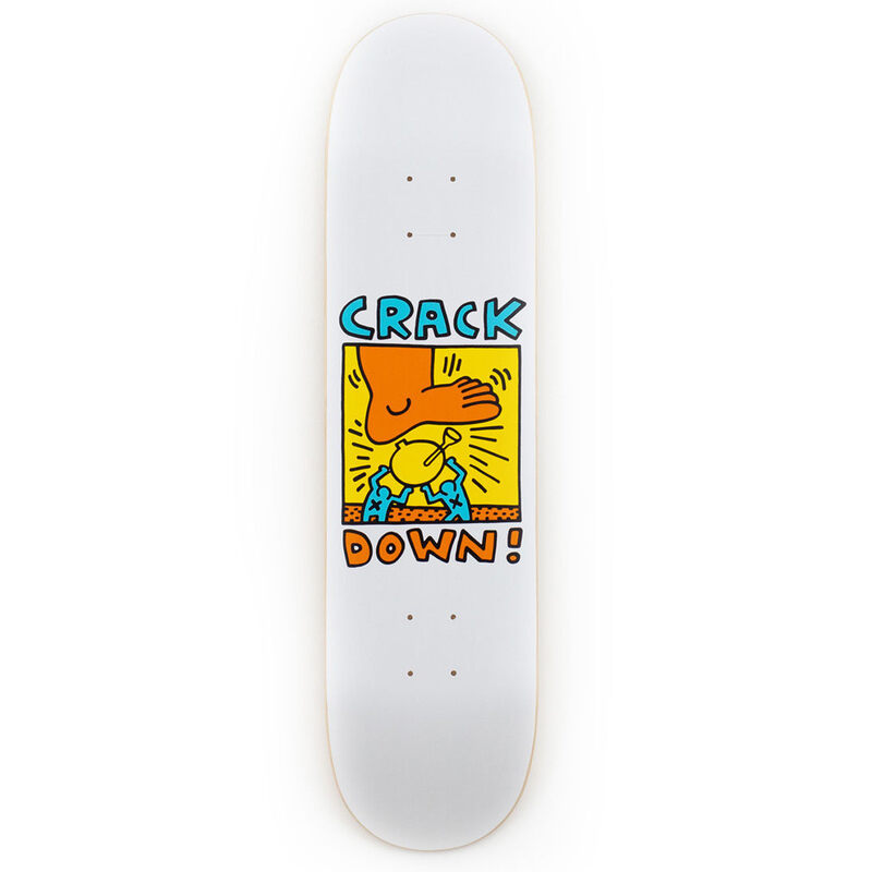 Crack Down Skateboard Deck, image 1