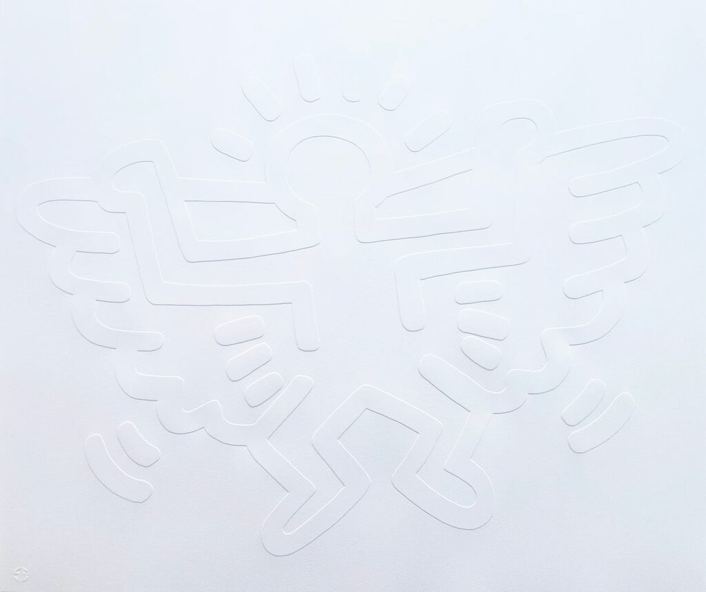 Keith Haring, White Icons (C) - Winged Angel, 1990