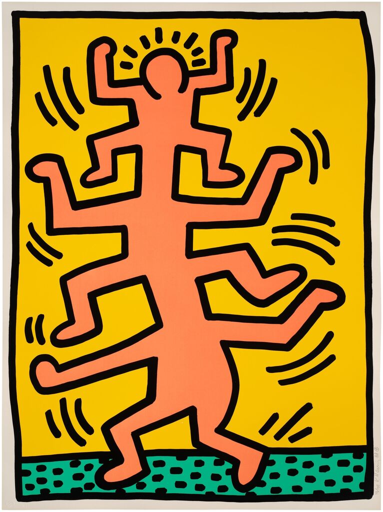 Keith Haring, Growing I, 1988