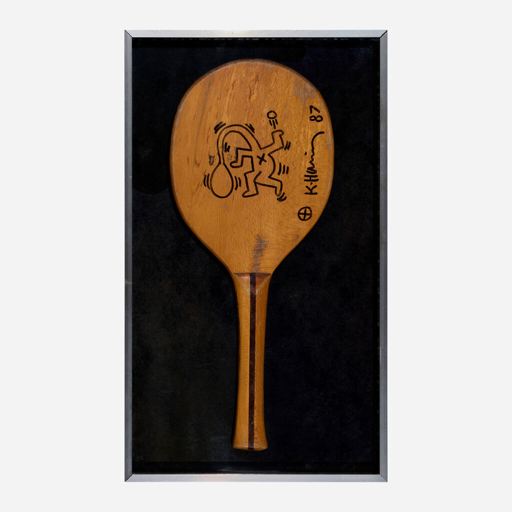 Keith Haring, Untitled Paddle, 1987