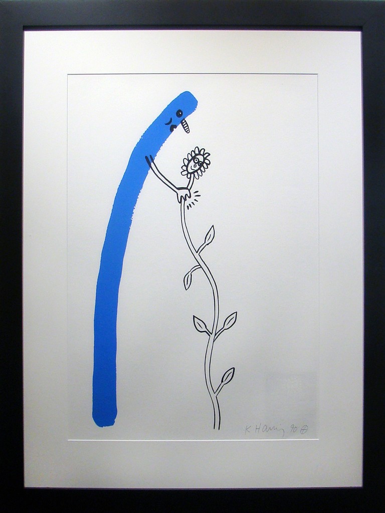 Keith Haring, The Story of Red & Blue #12, 1989
