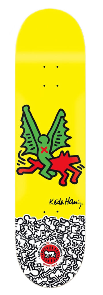 Keith Haring Skateboard Deck (Keith Haring dragon), image 1
