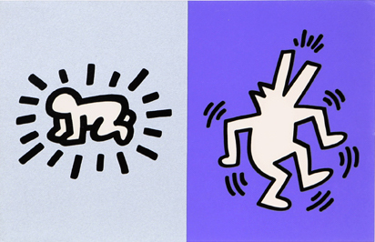 Keith Haring, Memorial Tribute Invitation, 1990