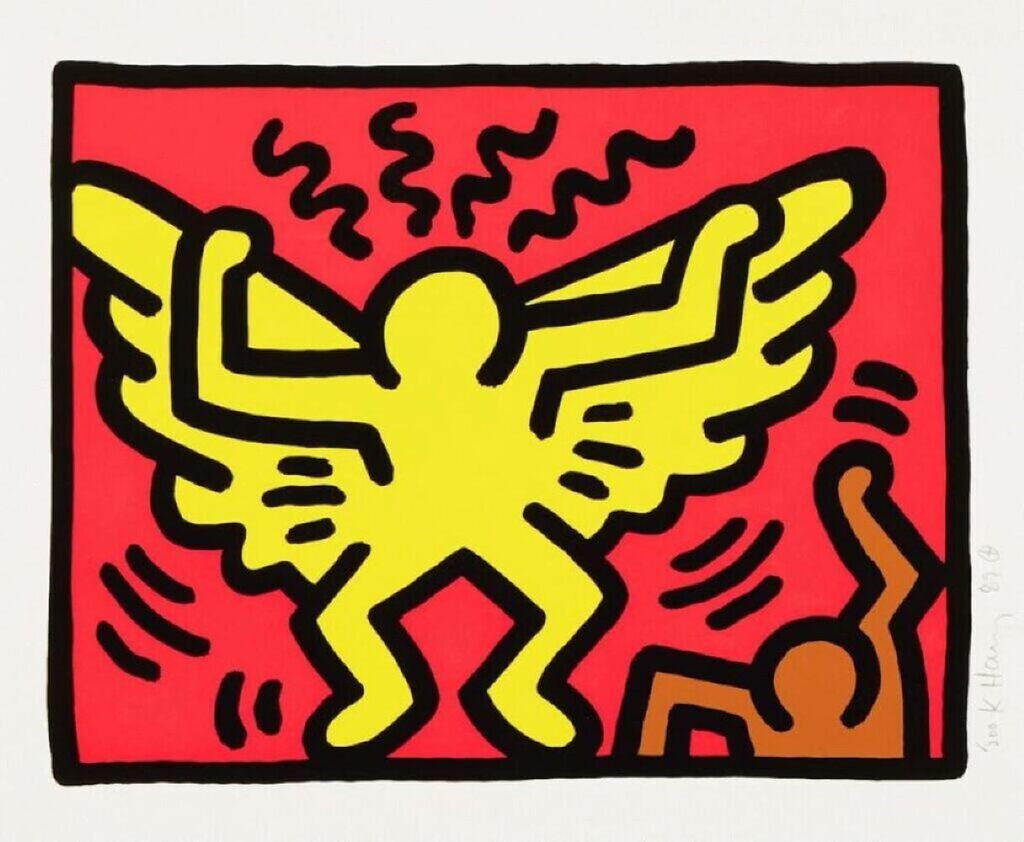 Keith Haring, Pop Shop IV (Plate 1), from the Pop Shop IV Portfolio,, 1989