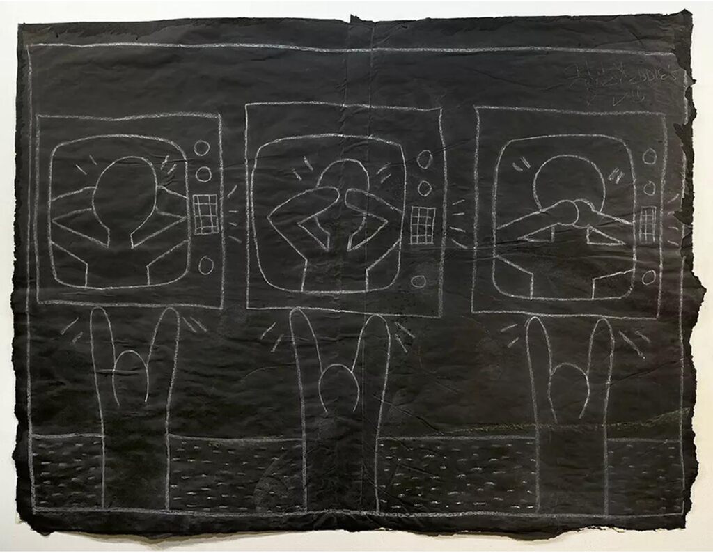 Keith Haring, Subway Drawing, 1980s