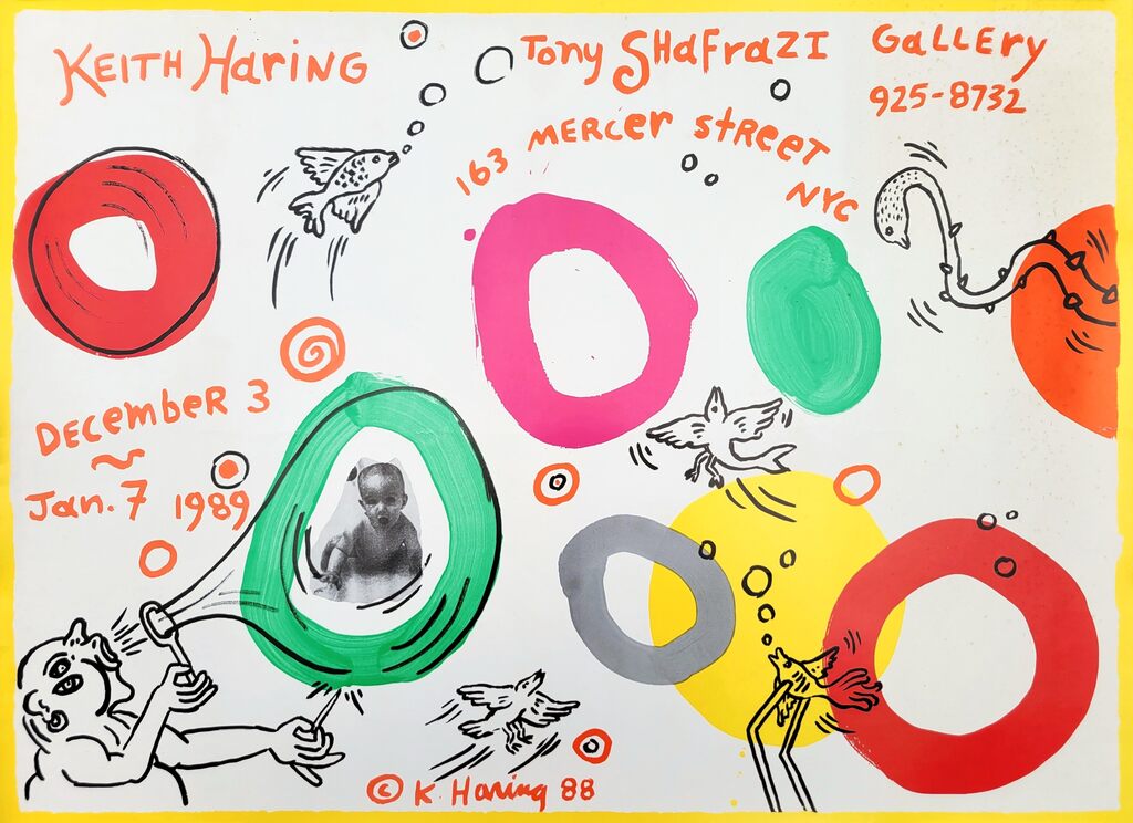 Keith Haring, Keith Haring: Tony Shafrazi Gallery, 1988