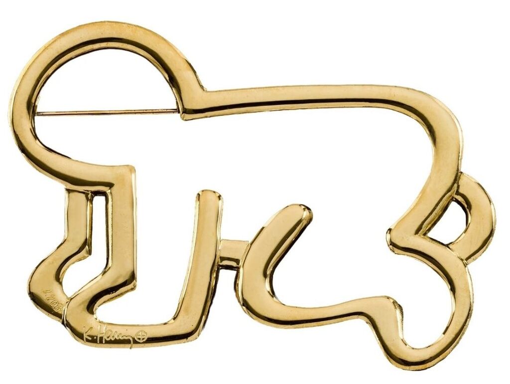 Keith Haring, Untitled (Baby Pin), 1989