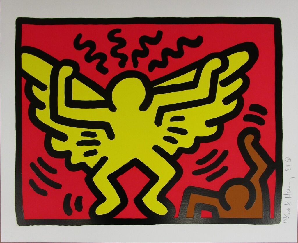 Keith Haring, Pop Shop IV (1), 1989