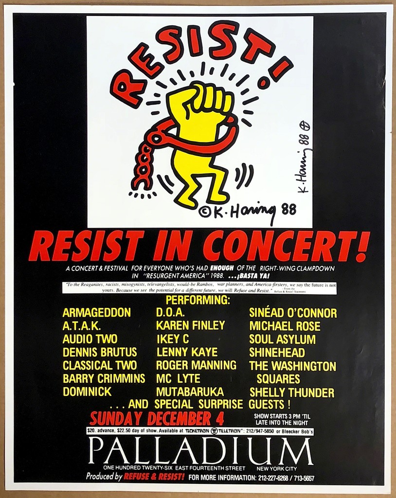 Resist! in Concert: A Concert and Festival for Everyone Who Has Had Enough of the Right Wing Clampdown in "Resurgent America." Sunday, December 4, image 1