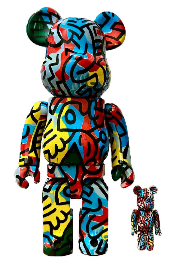 Keith Haring, Keith Haring Bearbrick 400% figure (Haring BE@RBRICK), 2018