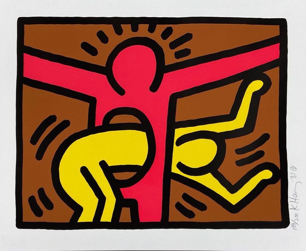 Keith Haring, Pop Shop IV (C), 1989