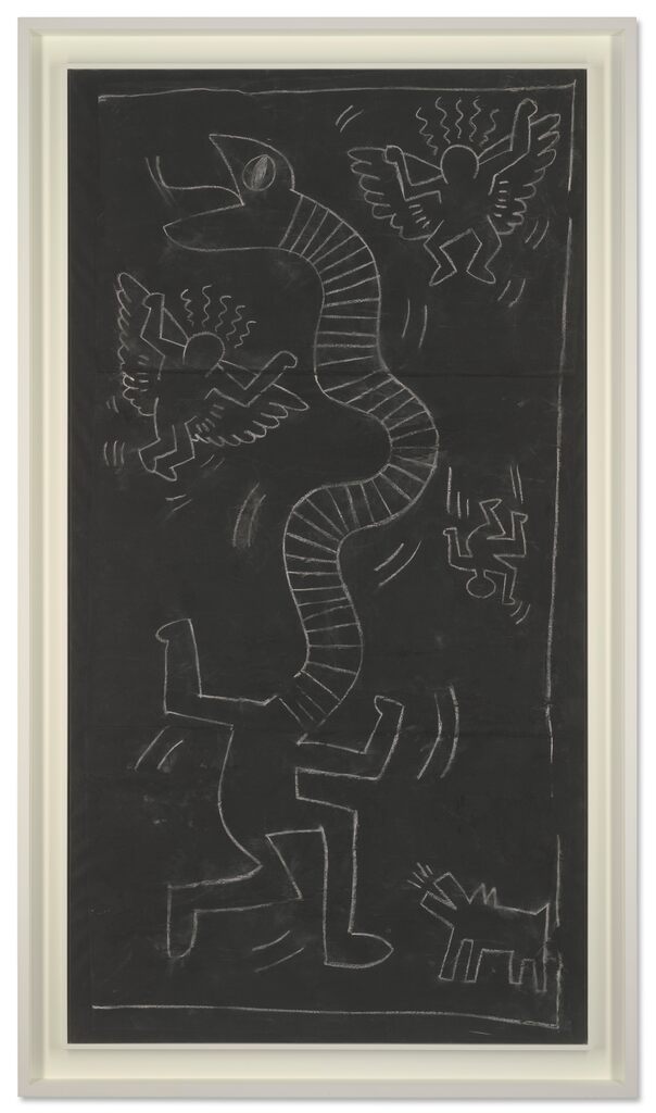 Keith Haring, UNTITLED ('SERPENT MAN'), ca. 1984