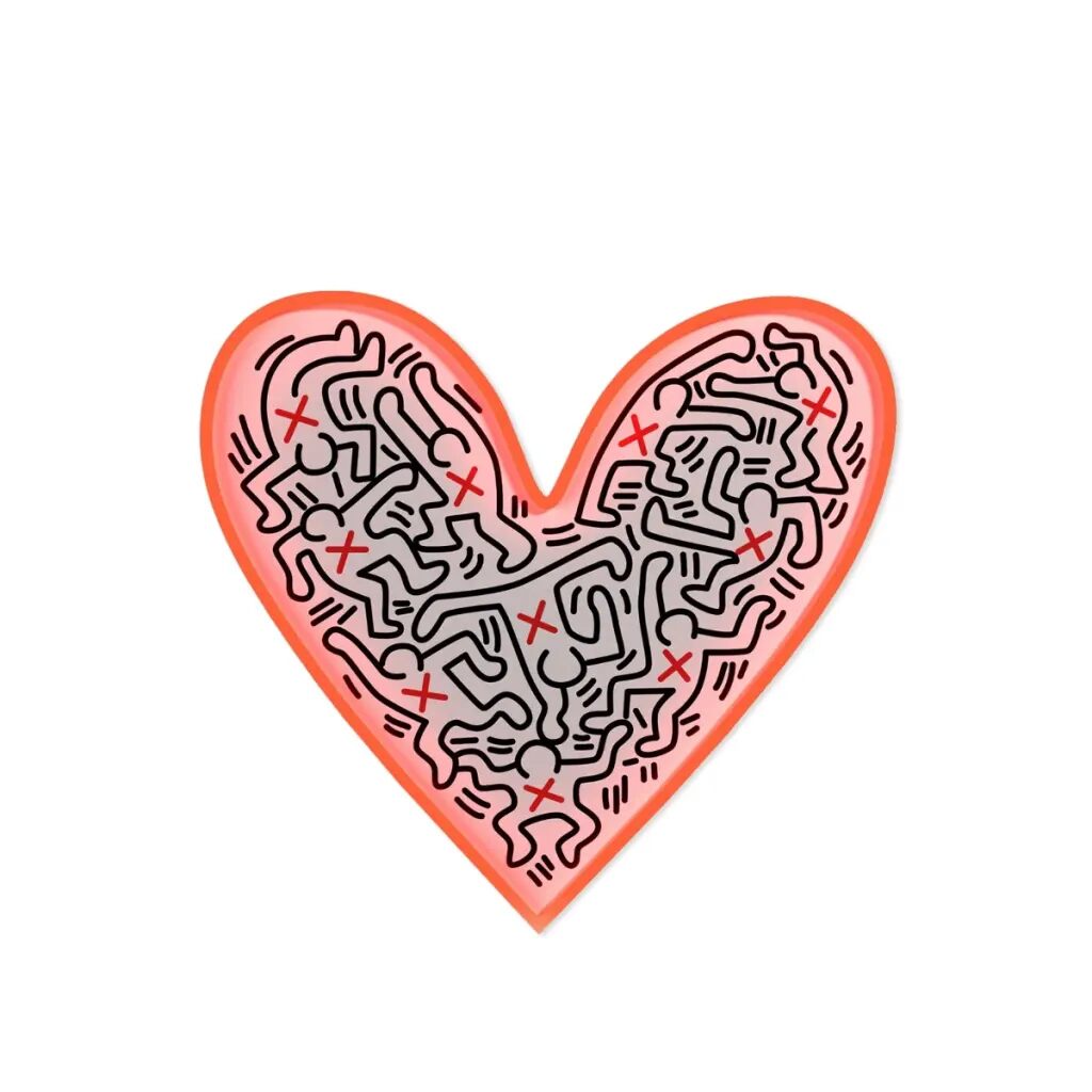 Keith Haring, DANCE LOVE, 2024