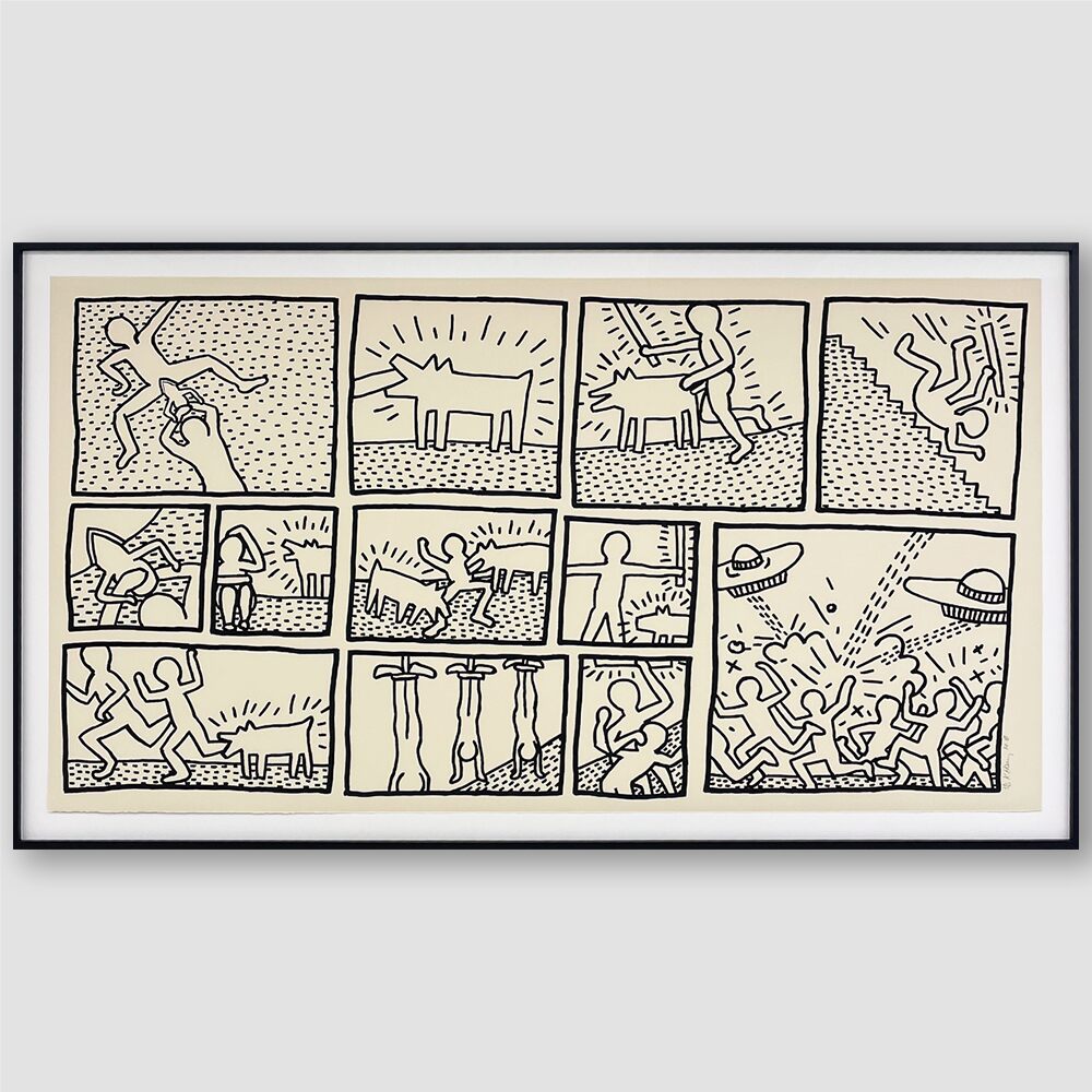 Keith Haring, The Blueprint Drawings 1, 1990
