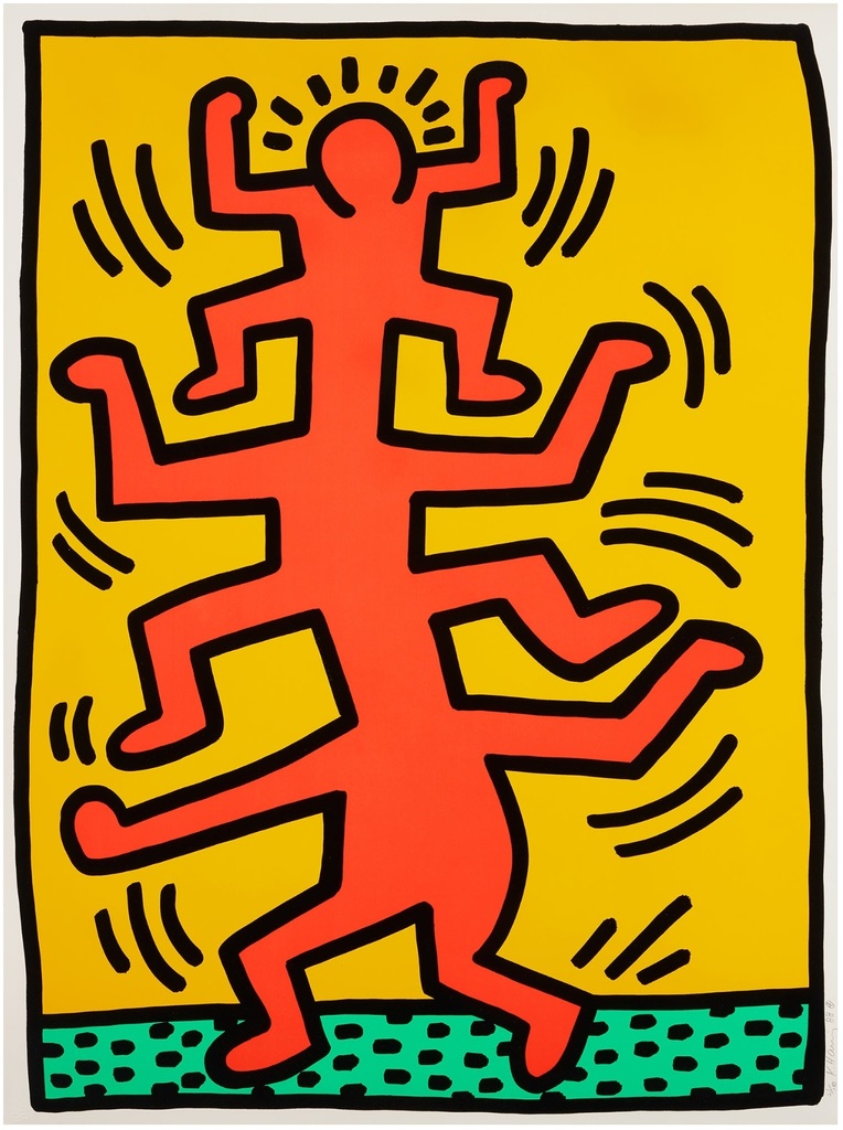 Keith Haring, GROWING (1), 1988