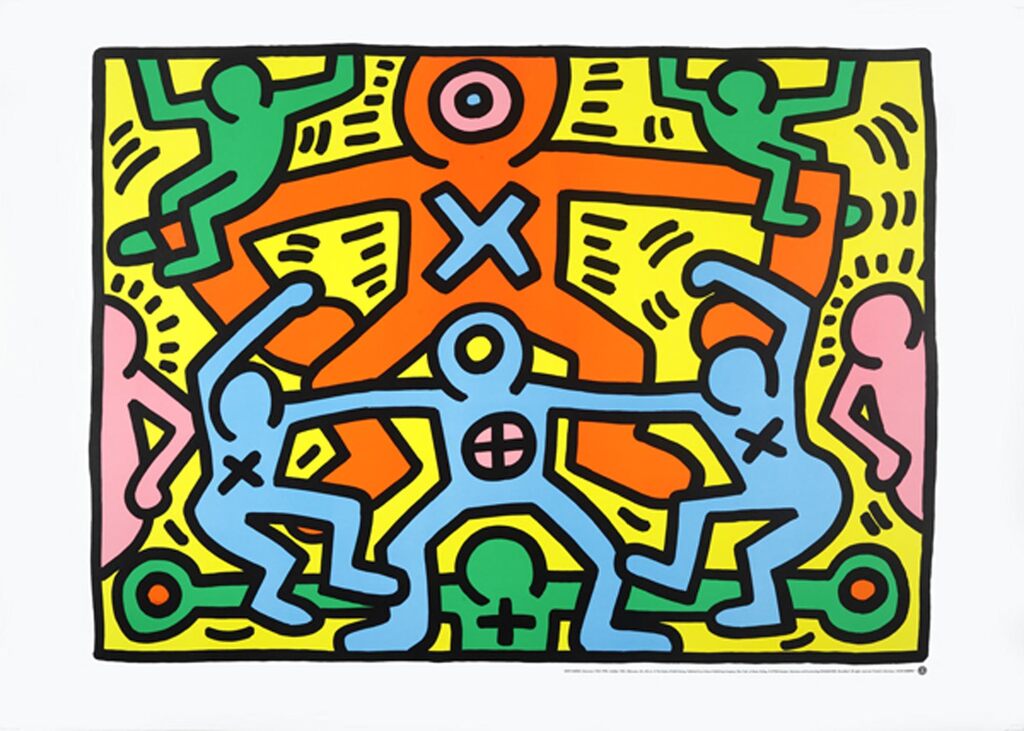 Keith Haring, Untitled (1985), ca. 1998