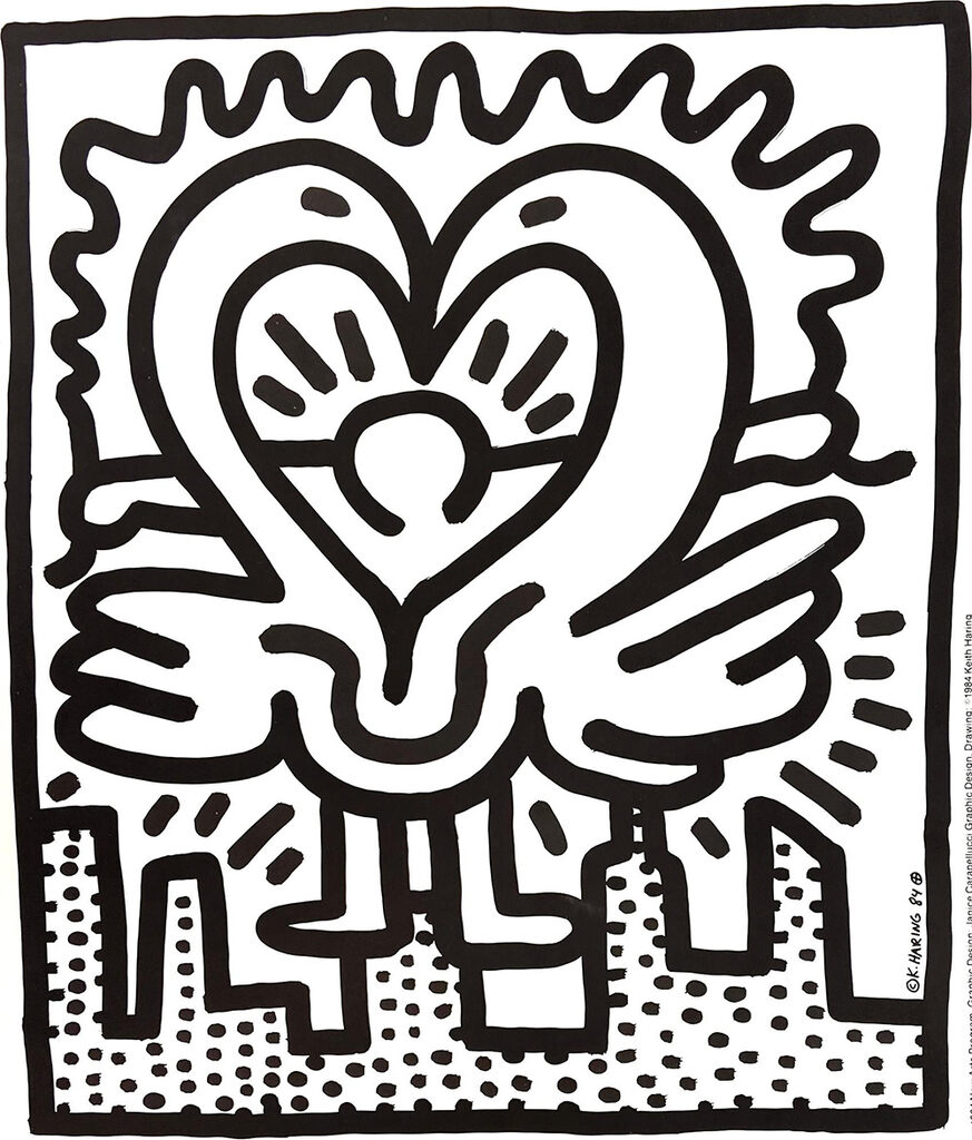 Keith Haring Kutztown Connection 1984 (Keith Haring prints posters), image 1
