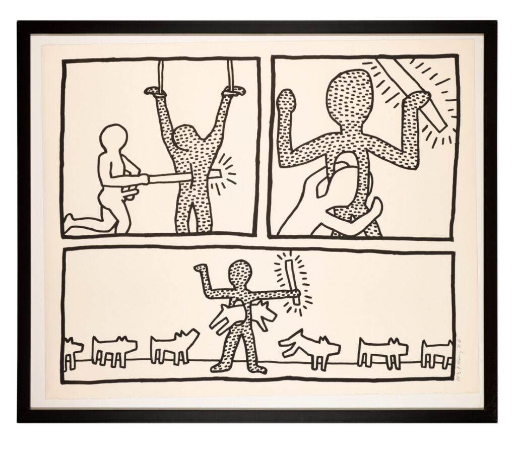 Keith Haring, Untitled (from The Blueprint Drawings) (L. p. 179), 1990