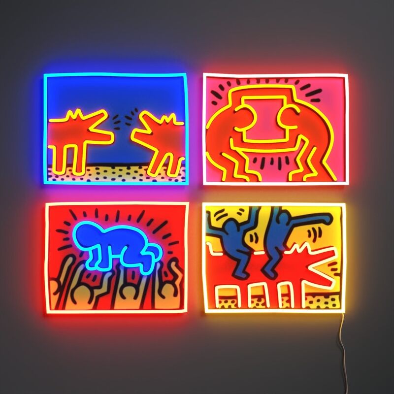 Keith Haring, Mix Colored, 2024