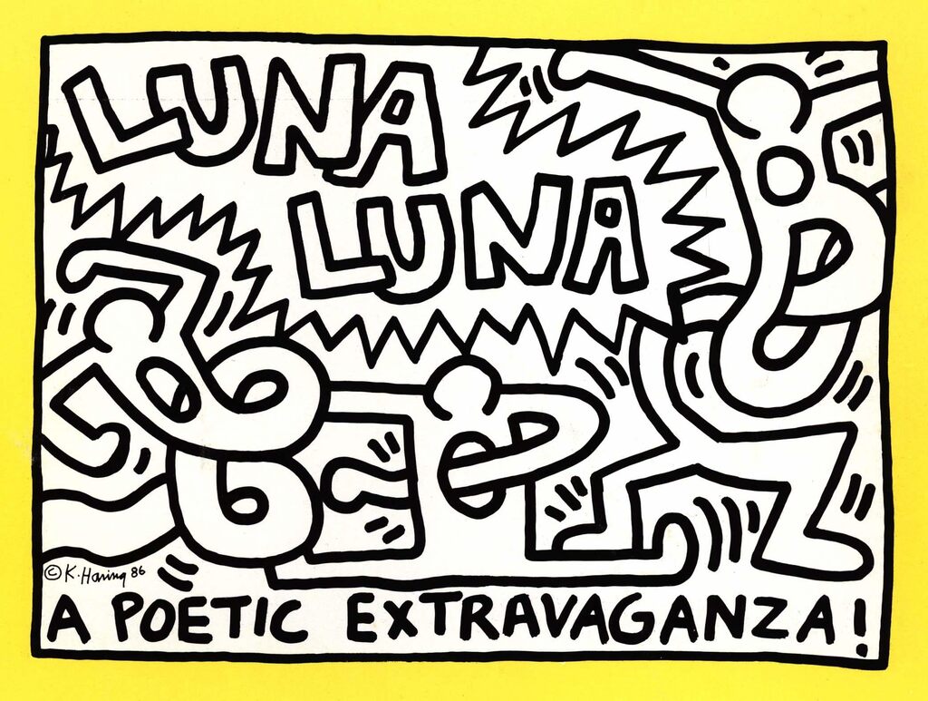 Keith Haring, Keith Haring Luna Luna 1986, 1986