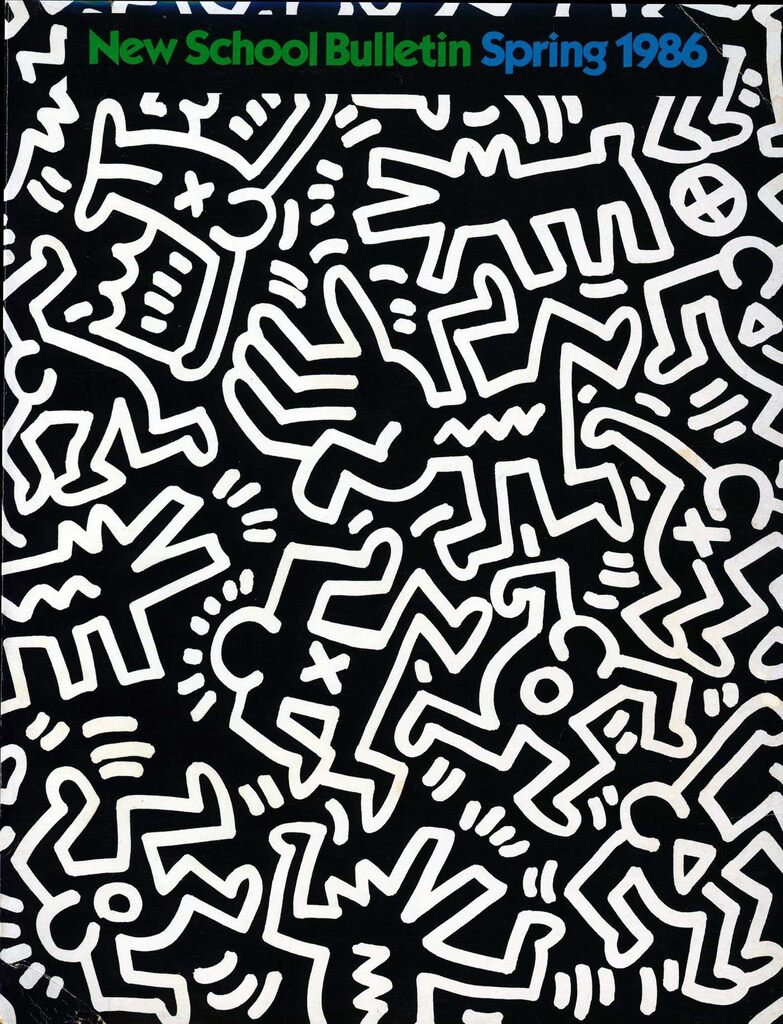 Keith Haring, Keith Haring 1986 cover art (Keith Haring new school), 1986
