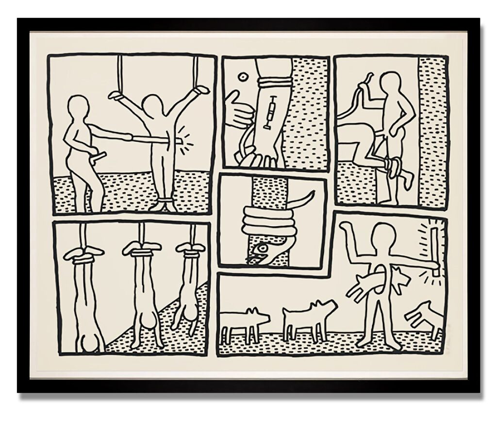 Keith Haring, The Blueprint Drawings (5), 1990