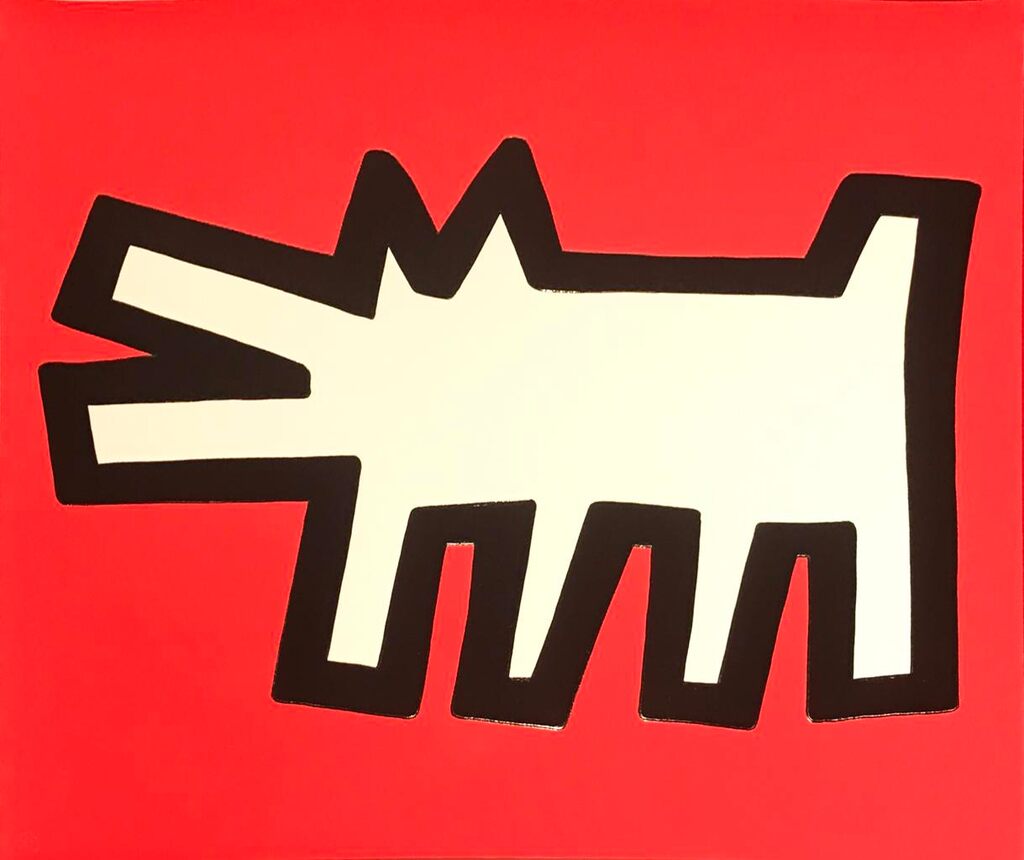 Keith Haring, Icons (B) - Barking Dog, 1990