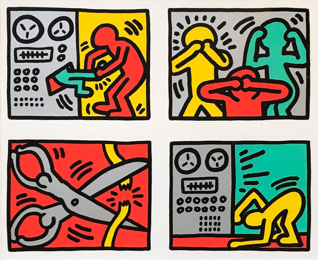 Keith Haring, POP SHOP III QUAD, 1989