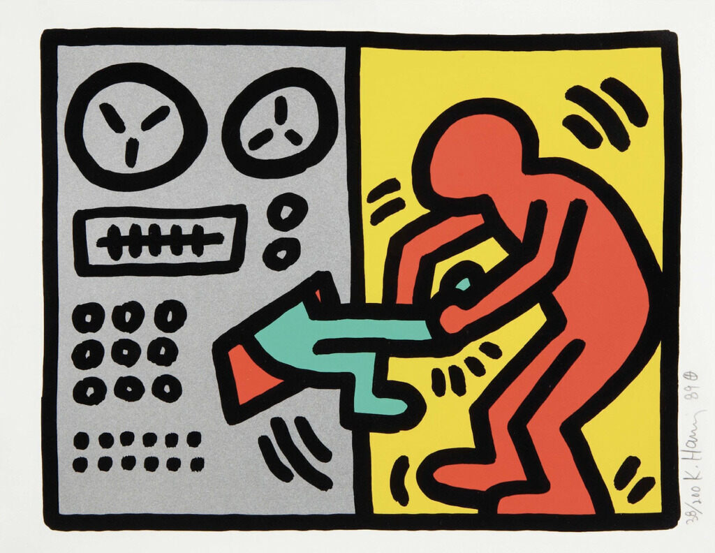 Keith Haring, Pop Shop III (1), 1989