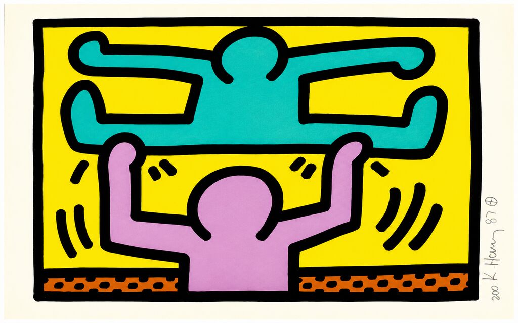 Keith Haring, Pop Shop I Plate 4, 1987