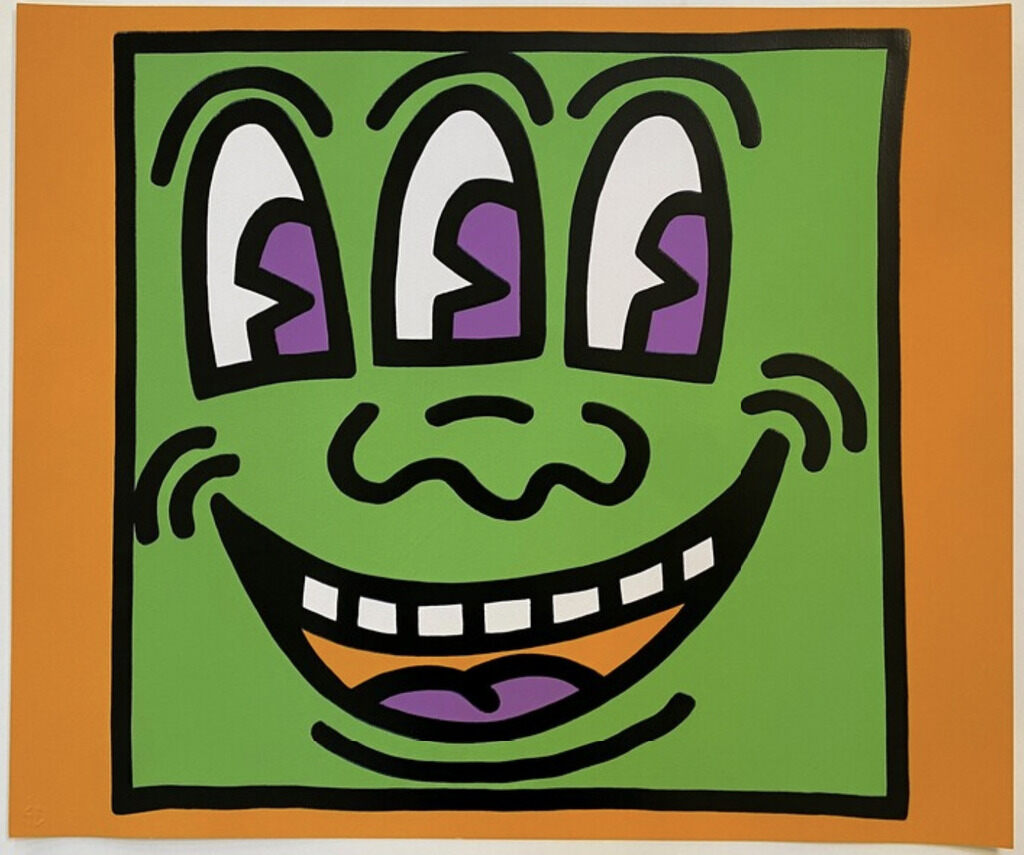 Keith Haring, Three Eyed Monster, 1990