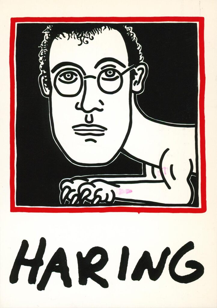 Keith Haring, Keith Haring 1987-1996: set of 30 announcements (Keith Haring pop shop), 1987-1996