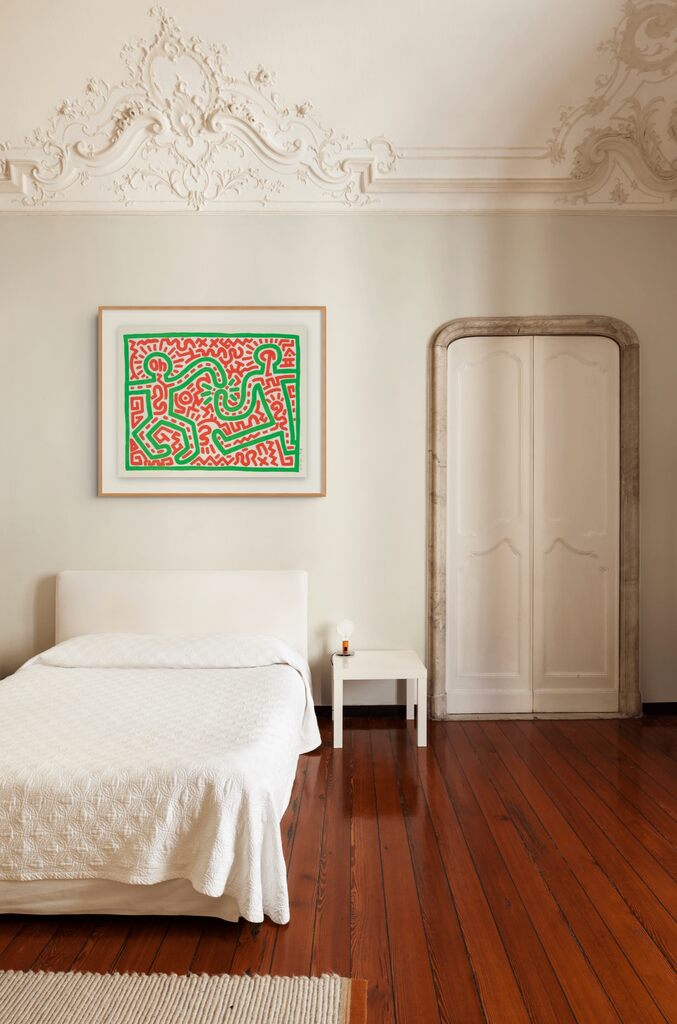 Keith Haring, 'Untitled' (Red and Green Woodcut), 1983
