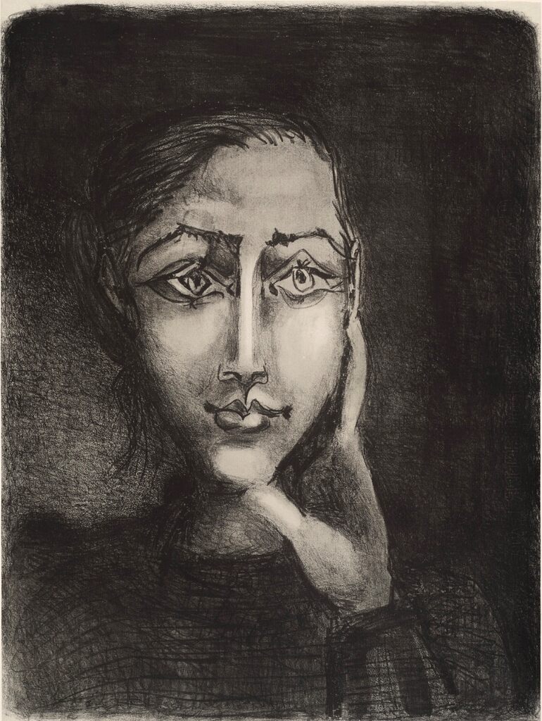 Françoise sur fond gris, image 1