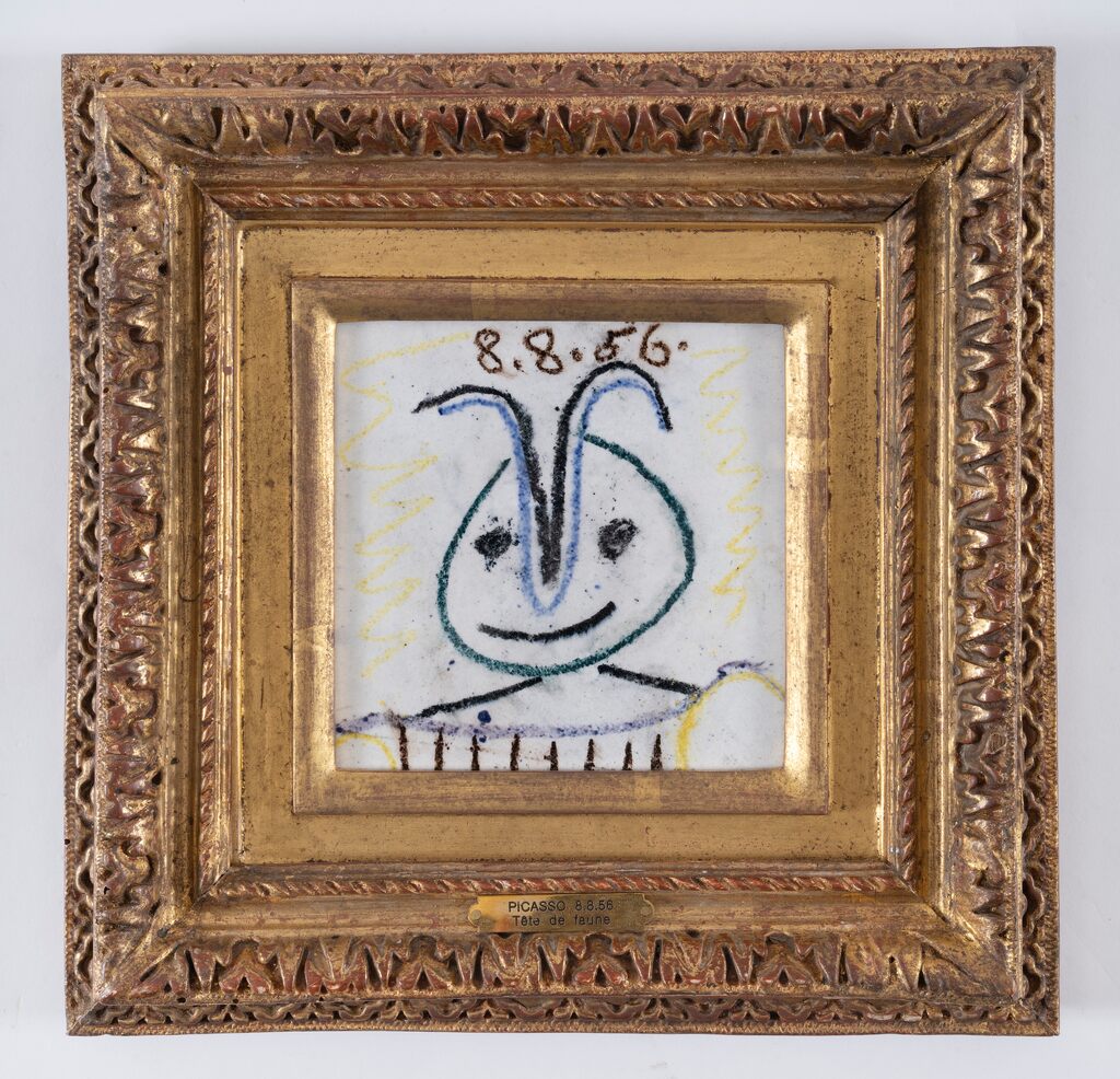 Pablo Picasso, Tête de faune, 1956