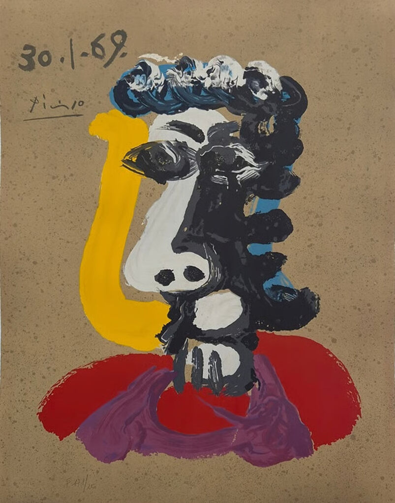 One plate, from Les Portraits Imaginaires (2), image 1