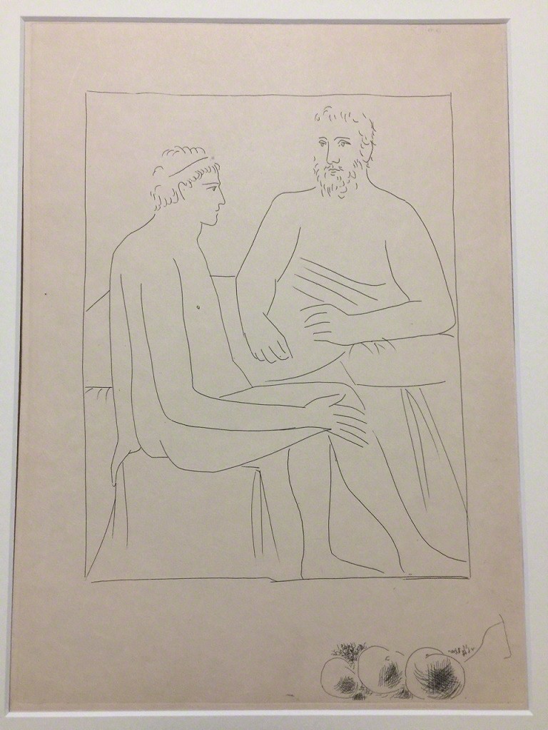 Pablo Picasso, Numa suit les Cours de Pythagore - From "Les Métamorphoses d'Ovide", 1931