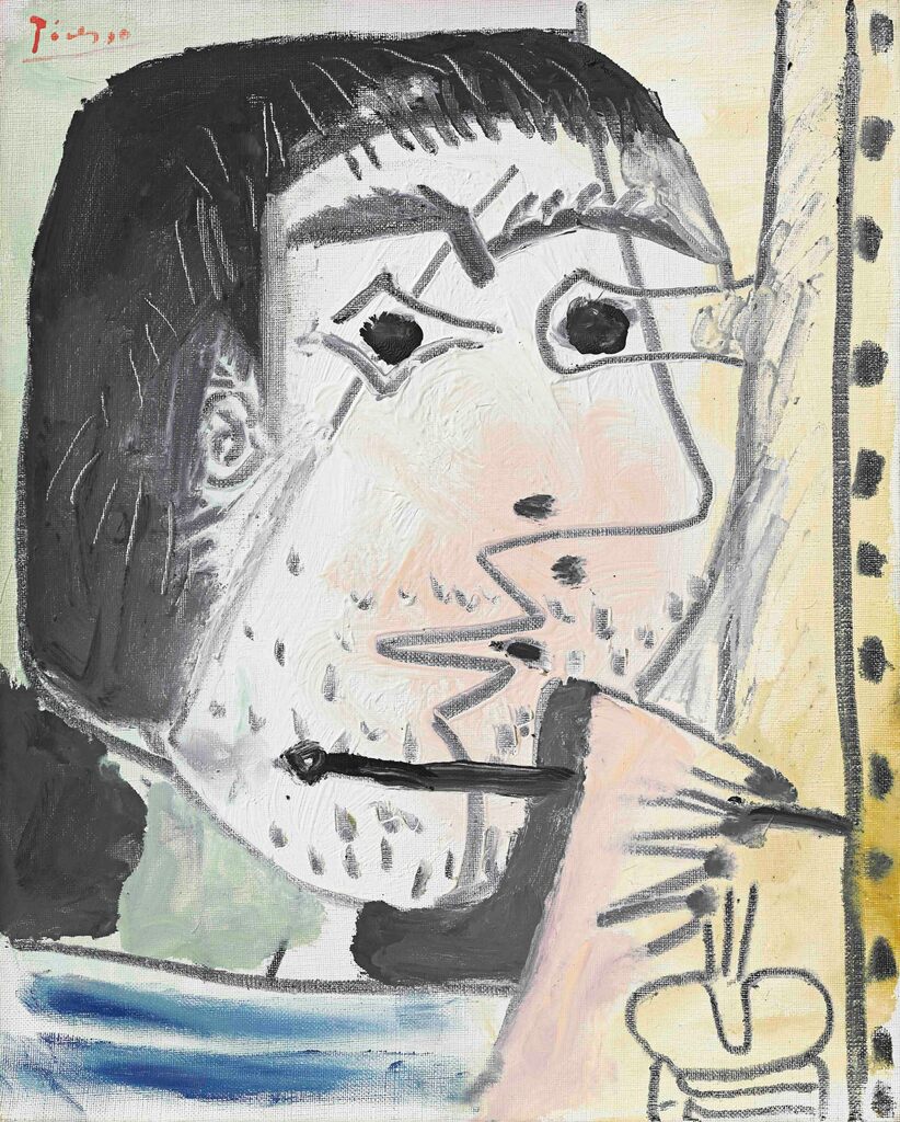 Pablo Picasso, Le Peintre (Tête), 1964