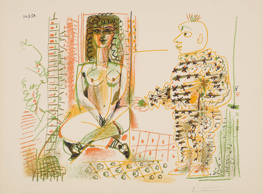 "Le peintre et son modèle", image 1