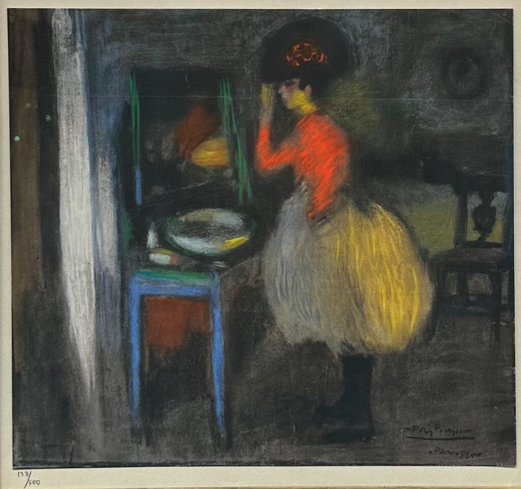Pablo Picasso, Femme Devant Le Miroir, 1900, 1963