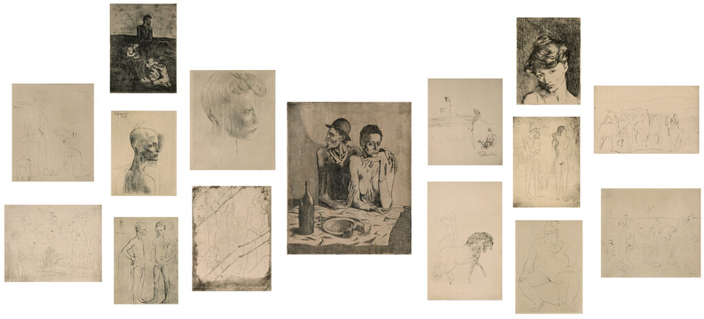 Pablo Picasso, The Saltimbanque Suite | La suite des saltimbanques, 1904-5/1913