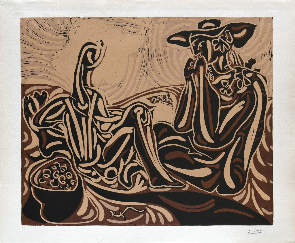 Les vendangeurs. The Grape Harvesters., image 1