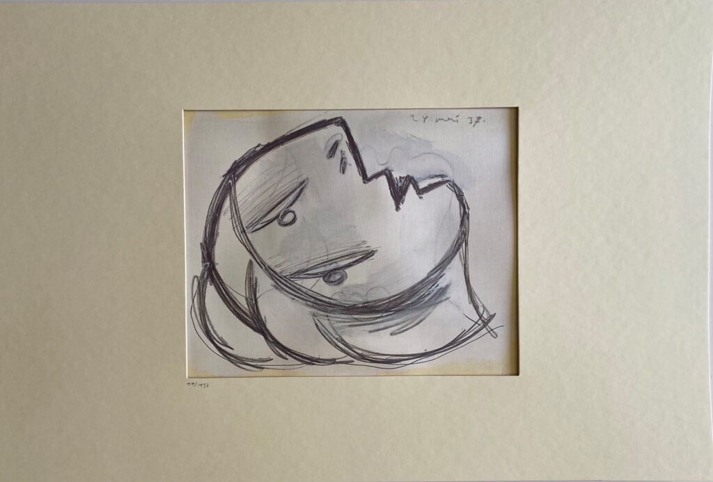 Pablo Picasso, Guernica Study, 1990
