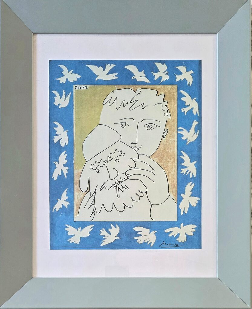 Pablo Picasso, Young Child with a Mask, .