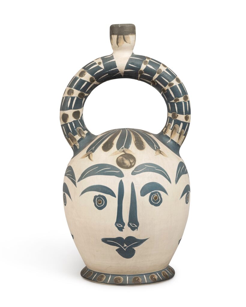 Vase aztèque aux quatre visages, image 1